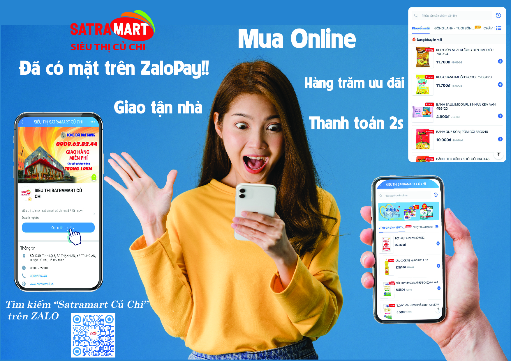 HƯỚNG DẪN MUA HÀNG ONLINE CÙNG SATRAMART CỦ CHI