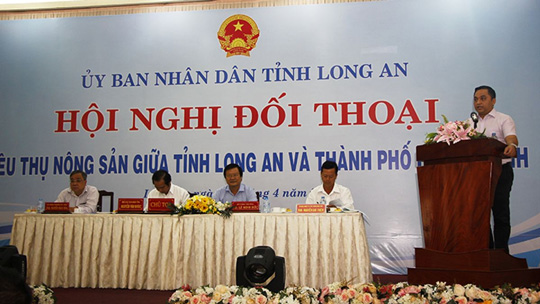 Satra tham dự hội nghị đối thoại tiêu thụ nông sản giữa Long An và TP.HCM