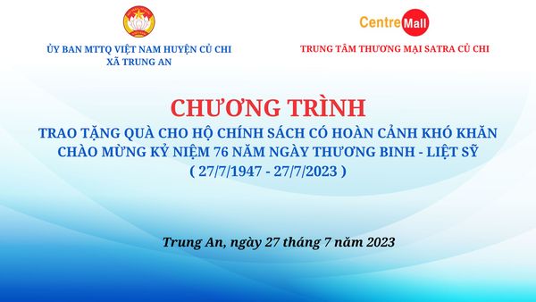 KỶ NIỆM 76 NĂM NGÀY THƯƠNG BINH LIỆT SỸ 27/7/1947 – 27/7/2023