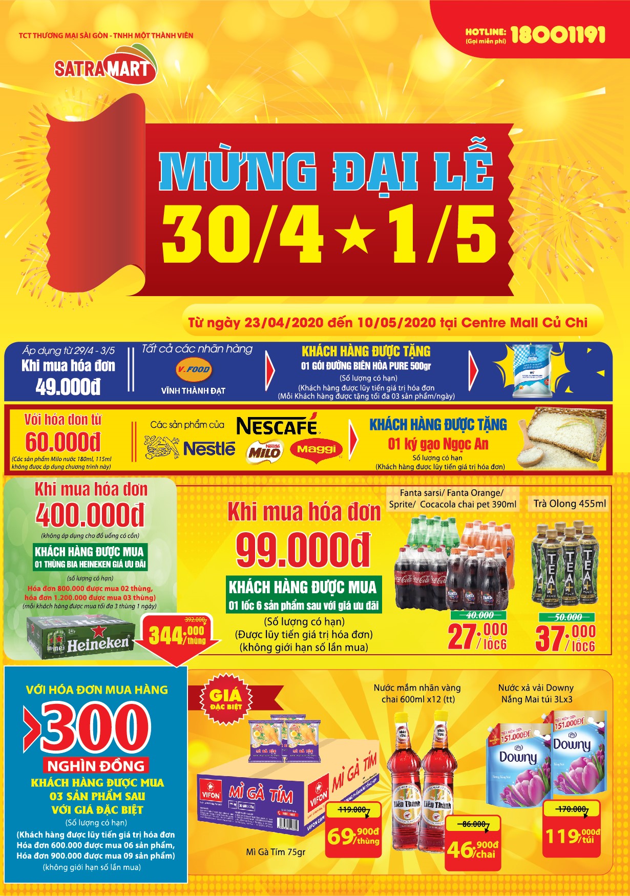 CẨM NANG MUA SẮM TỪ 23/4-10/5/2020