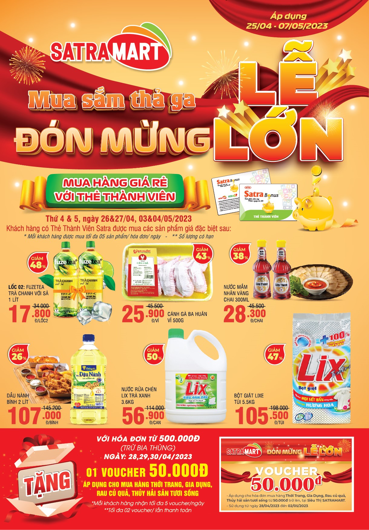 MUA SẮM THẢ GA - ĐÓN MỪNG LỄ LỚN