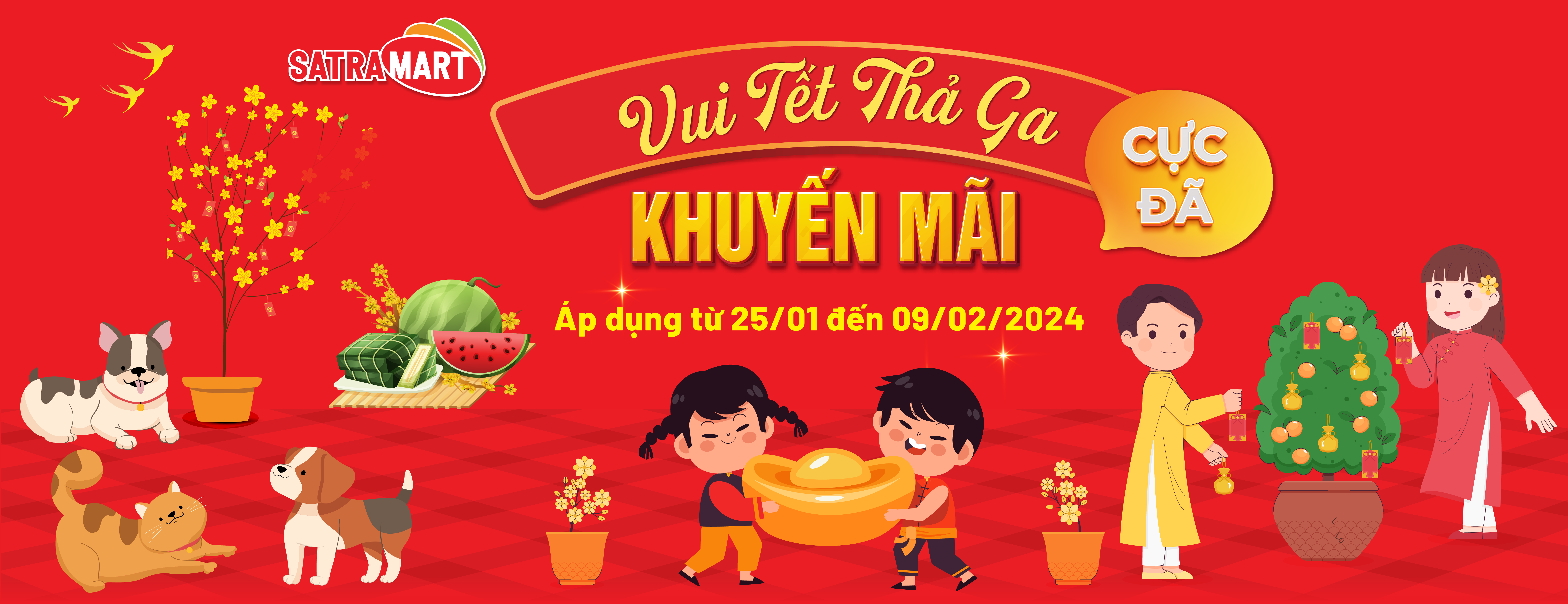 VUI TẾT THẢ GA - KHUYẾN MÃI CỰC ĐÃ !!!