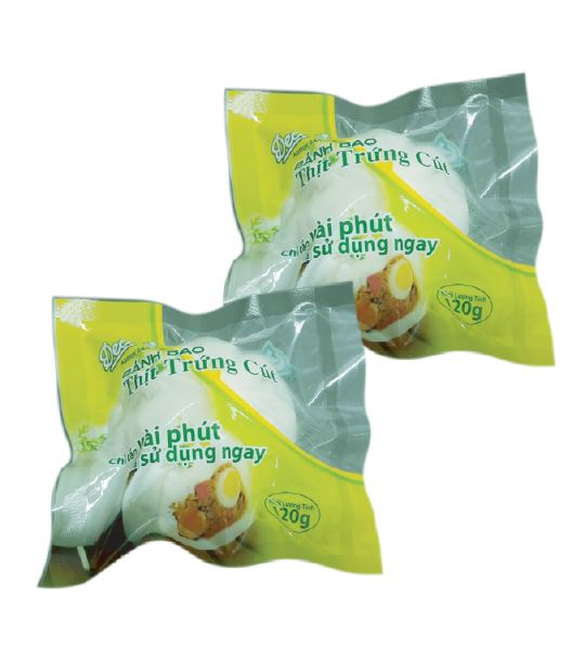 Bánh bao thịt trứng cút TopV gói 120g