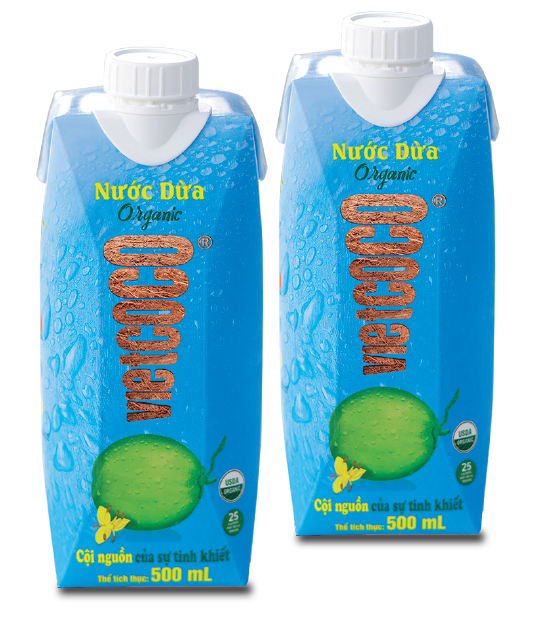 Nước dừa Organic VietCoCo 500ml