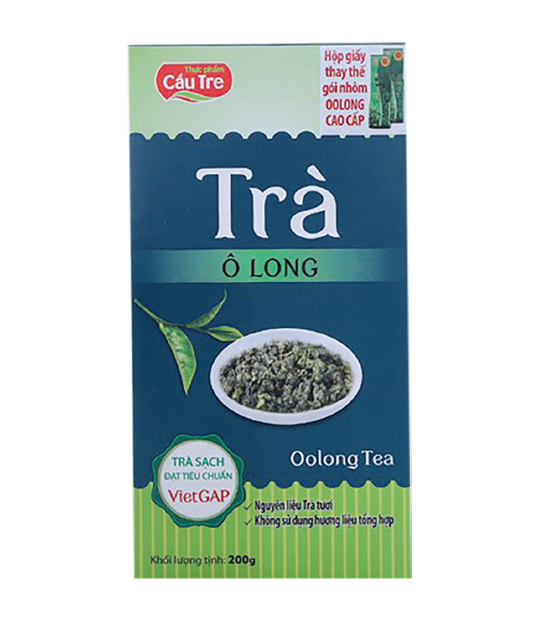 Trà Ô Long cầu tre cao cấp hộp 200gr