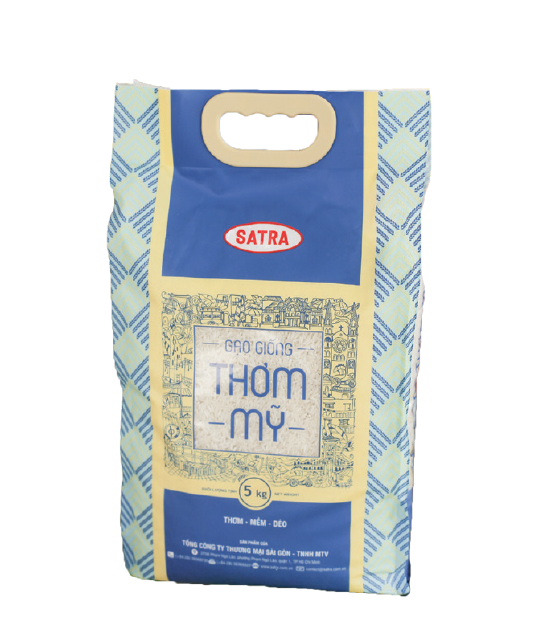 Gạo thơm Mỹ Satra bịch 5kg