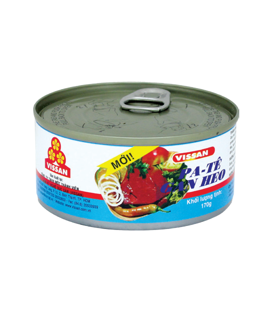 Pate gan heo VISSAN hộp 170gr