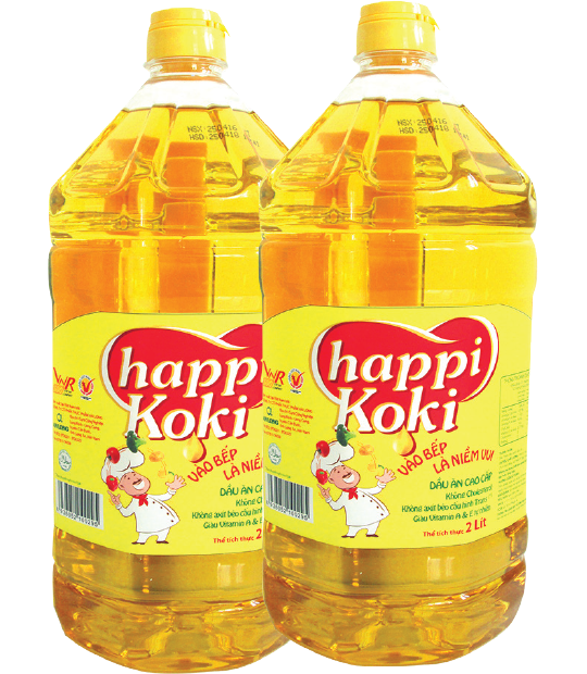 Dầu ăn Happy Koki 2L