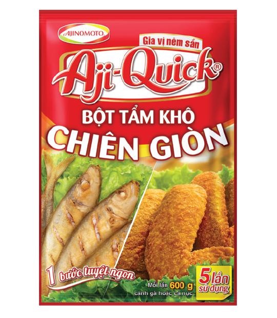 Bột tẩm khô chiên giòn Aji - Quick 84gr