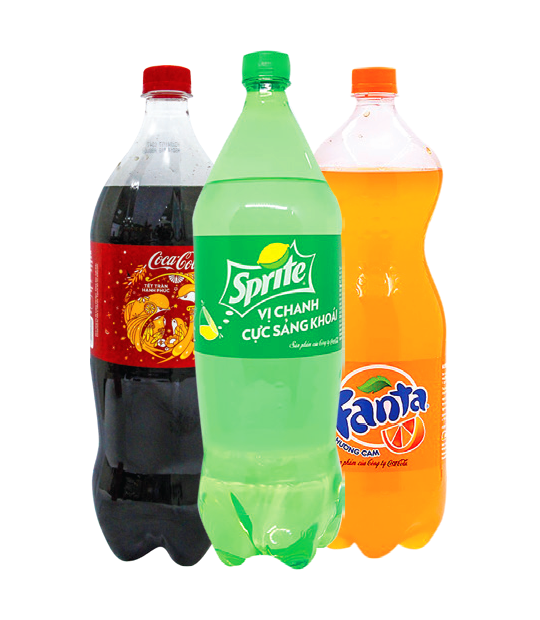 Cocacola/ Sprite/ Fanta Orange chai pet 1.5L