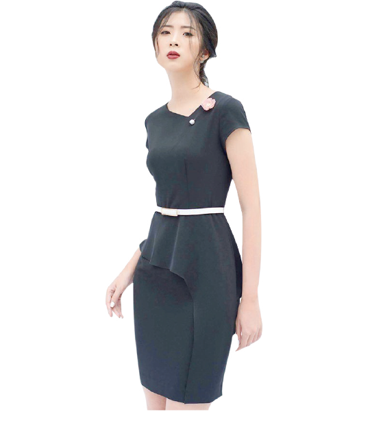 Đầm kiểu nữ Peplum DK001