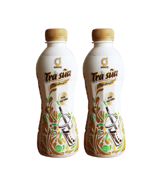 TRÀ SỮA KHÔNG ĐỘ MACCHIATO CHAI 268ML