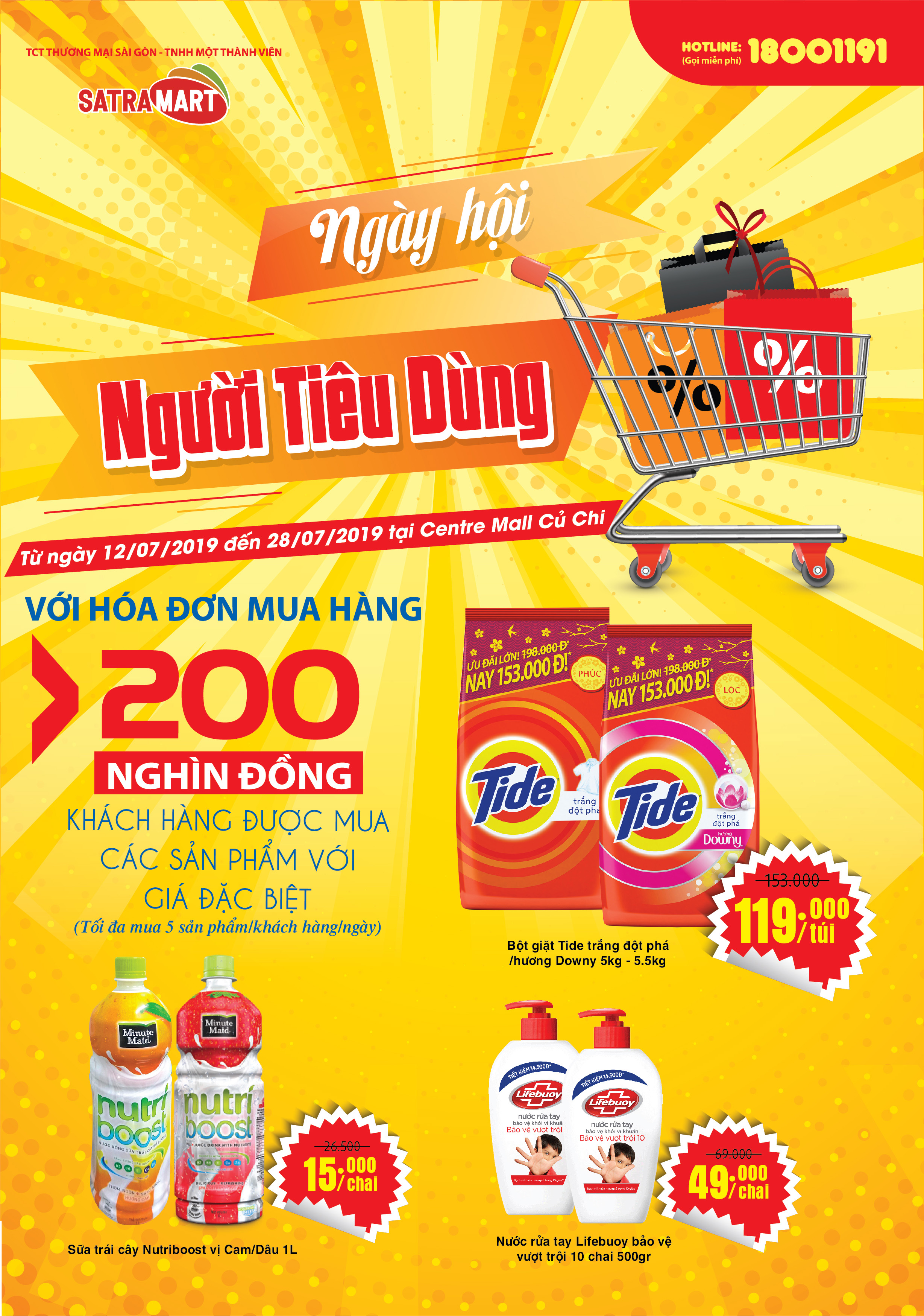 CẨM NANG MUA SẮM NGÀY HỘI TIÊU DÙNG 12-28/7/2019