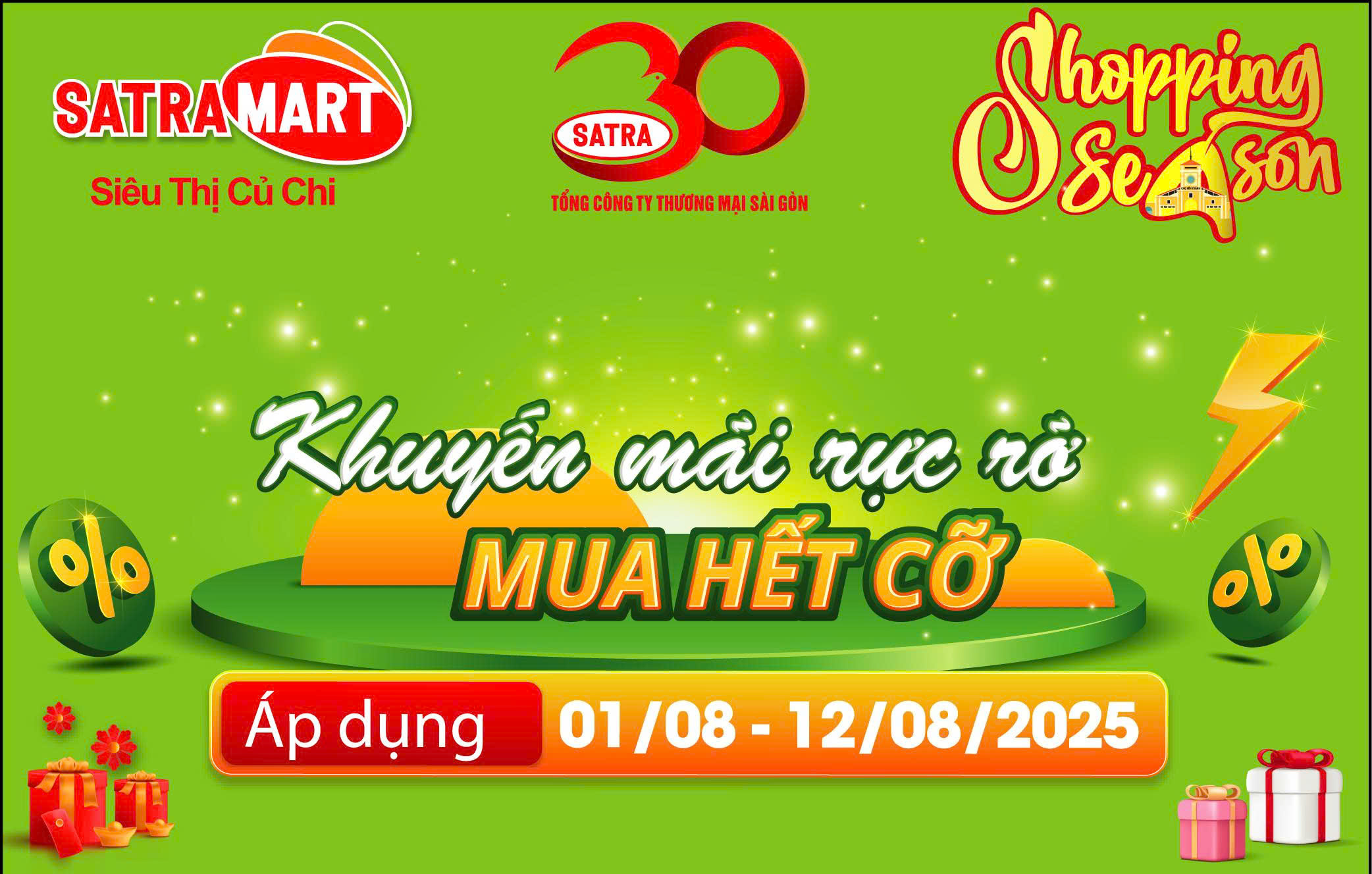 KHUYẾN MÃI RỰC RỠ - MUA HẾT CỠ
